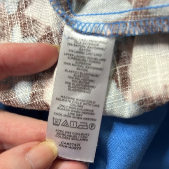 Loft Sunwashed Peplum Blouse - Picture 6 of 6